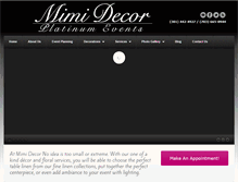 Tablet Screenshot of mimidecor.com